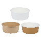  PLA 100% Biodegradable Kraft Paper Disposable Soup Cup Box with Lids for Lunch