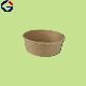  Round Dining Box Kraft Paper Bowl Packing Bucket Thickened Salad Bowl Soup Cup with Lid Paper Bowl