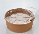  Disposable Biodegradable Takeaway Shallow Kraft Soup Salad Paper Bowl