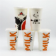 Cold Drink Paper Cups with Lids and Straws