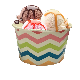  Food Grade Disposable Paper Ice Cream Cup Single Wall Style Paper Bowl