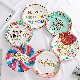  Custom Logo Christmas Wedding Happy Birthday Party Biodegradable Disposable Paper Plate