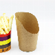  Disposable Kraft Paper French Fries Cup with Printing Logo