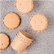  Eco Friendly Disposable Takeaway Food Container Kraft Paper Noodle Bowls Hot Soup Cup with Paper Flat Lid