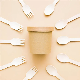  Kraft Paper Soup Storage Containers Ice Cream Food Paper Cups Disposable to Go Hot Soup Kraft Paper Bowl with Lids