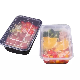  Wholesale OEM Pet Clear Food Container Plastic Disposable Fruit Salad Container