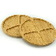  Factory OEM New Design Eating Large Coffee Table Round Bamboo Serving Tray with Handles Wooden Breakfast Trays