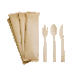  Disposable Wholesale Wooden Disposable Cutlery for Salad Ice Cream Spoon with Logo