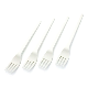  Disposable Biodegradable Tableware PLA Spoon and Forks Disposable Cutlery