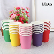  10PCS Color Disposable Cups Handmade Paper Cups Kindergarten DIY Handmade Materials Household Coffee Cup with Printing Logo
