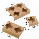  1/2/4 Cup Kraft Drink Paper Box Carrier Paper Drink Carrier Coffee Cup to Go Carrier for Takeaway Cup Holder