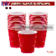  Party Supply Red Paper Cups Wedding Party Decoration Party Cup (W1003)