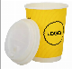  Disposable Coffee Cup Biodegradable PLA Lining Double Wall Paper Cups
