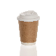 Custom Printed Embossed Double Walled Disposable Coffee Paper Cup manufacturer