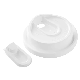 Luxury Disposable Flat PP Plastic 90mm Cup Lid for Paper Cup