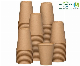 Customized Kraft Paper Cups Café Biodegradable Disposable Plane Paper Cups manufacturer