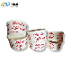  3oz 4oz 5oz 500ml Logo Customize Printed White Paper Ice Cream Cups with Lid and Spoons