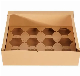  Popular Folding Custom Printed Transparent Window White Brown Paper Wholesale Mini Cup