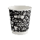  Wholesale Colorful Custom Logo Coated Hot Drink Double Wall Paper Coffee Cups