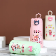 300ml Wholesale Hot Selling Cute Cartoon Children Water Bottle Colored Portable Glass Custom Pattern Logo Double Layer Glass Cup