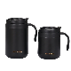  Good Price Hot Sales 350/500ml Customized Logo Double Layer 304 Stainless Steel Coffee Cup Thermal Cup with BPA Free Flip Lid and Handle