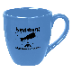  Milk Tea Coffee Ceramic Gift Promotion Blue Custom Logo Cup