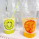  Eco Friendly Custom Printed PP Pet Transparent Disposable Plastic Cup with Lid