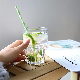  Wholesale Creative Vertical Stripe Coffee Beer Cup Water Tumblers Glass Juice Drink Cup