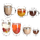 Wholesale Eco-Friendly Double Wall High Borosilicate Glass Durable Coffee Cups manufacturer