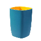  Wholesale Factory Price 650ml Plastic Cup 2 Color Injection Design Plastic Juice Cup