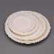  Compostable Paper Disposable Bagasse Plate Biodegradable Round Plates