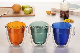  Colored Double Walled Glass Coffee Mugs Colorful Coffee Cups, Insulated Coffee Mug, Double Wall Glass Coffee Cup, Tea Cups, Latte Cups,