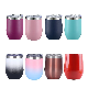  12oz Insulated Tumbler Vacuum Coffee Coke Mug Juicer Red Wine Glass Tea Mug Double Wall Stainless Steel Leak Proof Cup Keep Warm Cool