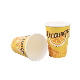  Milk Tea Paper Cup Single Wall Printed Paper Coffee Cup with Plastic Lid Disposable Cup