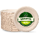 Eco Friendly 100% Biodegradable Disposable Surgarcane Bagasse Pulp Tableware Paper Plate