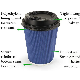  4oz/7oz/8oz Wholesale High Quality Ripple Wall Paper Coffee Cups with Plastic Lids