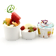 Printing Logo Disposable Biodegradable Paper Yogurt Ice Cream Bowls and Cups