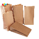  Wholesale Eco-Friendly Food Grade Coffee Tea Powder Nuts Snack Food Peanut Packaging Stand Flat Bottom Bag Biodegradable White Brown Kraft Paper Bag with Zipper
