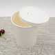  16oz Size 99*75*100mm Disposable Kraft Paper Soup Cup Packaging Cup with Lid