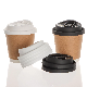 Disposable Biodegradable Cupcake Carton 12oz Hot Insulated Coffee Kraft Paper Cup manufacturer