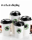  Customized Printing 8oz Portable Disposable Ripple Wall Corrugated Coffee Paper Cup