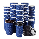 Custom Logo Printed Disposable Ripple Paper Coffee Cup