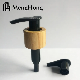 Dispenser Cosmetic Plastic Lotion Pump with Bamboo for Bottle manufacturer