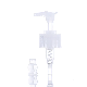 28/410 Ribbed Clip Pump for Cosmetic Cream manufacturer