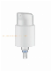  White Cosmetic Lotion Pump with Half Over Cap