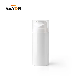  Cylindrical 100ml Cosmetic White PP Plastic Airless Pump Bottle with Snap Lotion Pum