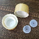24/410 Double Wall Bamboo Effect Plastic Custom Screw Top Cap