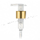  24/410 Transparent Plastic Shiny Metal Gold Lotion Pump