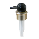 Manufacture Wholesale Black Plastic Airless Pump Lotion28mm 33mm Treatment Cream Pump manufacturer