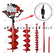  68cc Earth Auger Drill Gasoline Hand Push Post Hole Digger